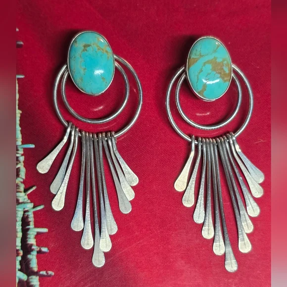 Vintage Native American Navajo Vintage Turquoise *Error In Recent Low Offer!* - Picture 1 of 5